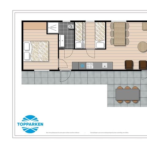 Bungalow 5 personen - Rialto