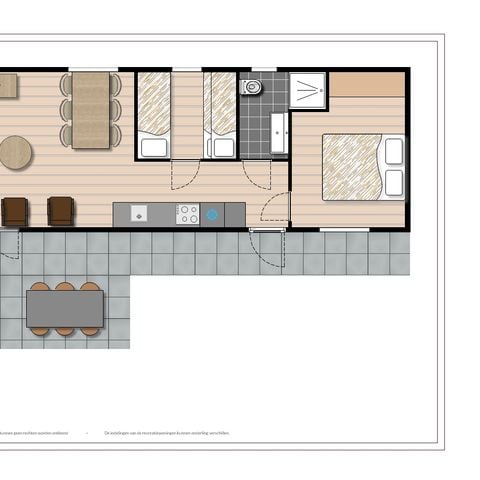 Bungalow 5 personen - Parel