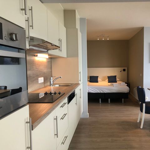 APPARTEMENT 6 personen - Comfort  | Slaapkamer - Slaaphoek - Zetelbed | Balkon - Zeezicht