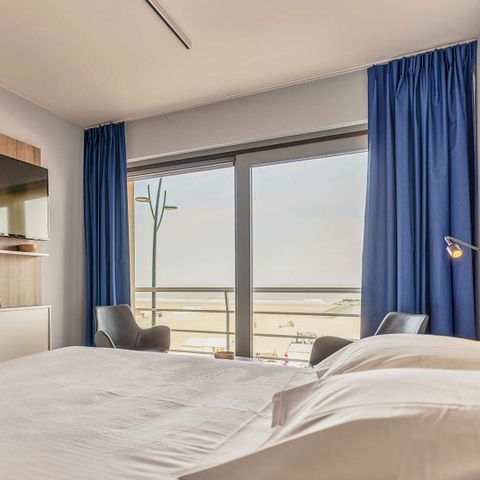Studio 2 personen - Studio Essential  | Dubbelbed | Balkon - Zeezicht