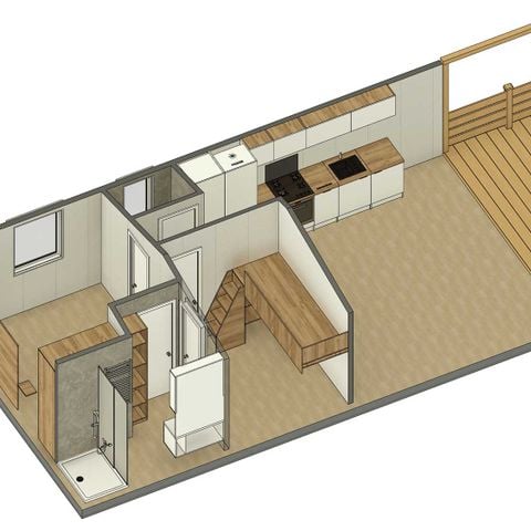 Chalet 4 personen - Tuinfluiter