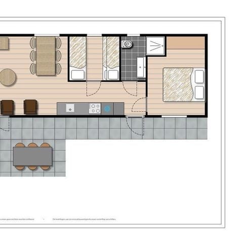 Bungalow 5 personen - Parel