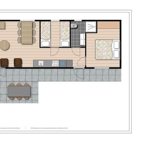 Bungalow 4 personen - Parel