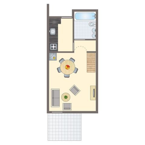 Bungalow 4 personen - Type 4B2