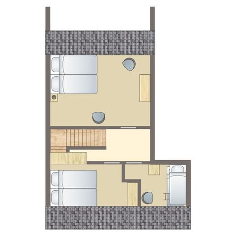 Bungalow 6 personen - type 6D