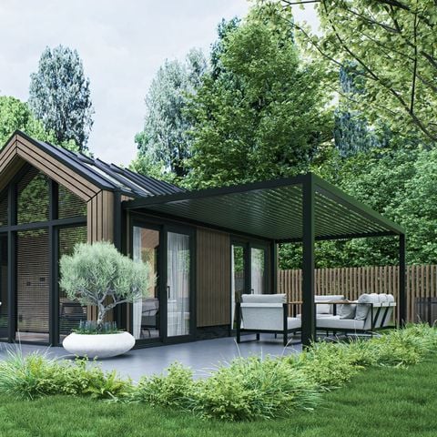 Lodge 5 personen - Boslodge Jacuzzi