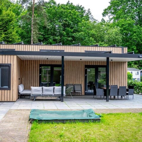 Lodge 6 personen - Wellness Cottage met Hottub en Infrarood Sauna