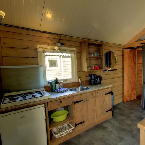 VAKANTIEHUIS 5 personen - Vossenlodge - Douchen in luxe sanitair paviljoen!