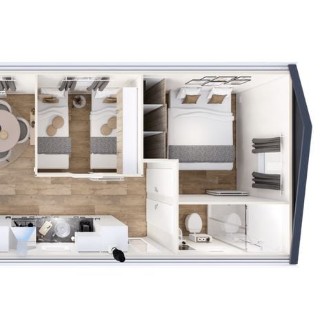 Lodge 4 personen - Lodge Bergumermeer