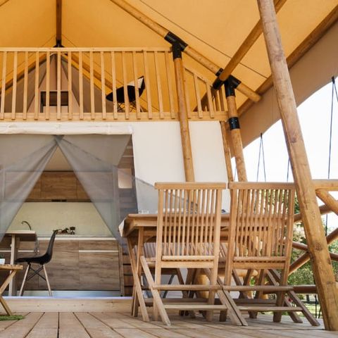 Tent 4 personen - tent Lodge de Montagne Medium