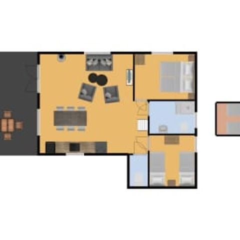 Lodge 6 personen - Finse Plus