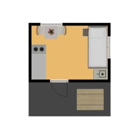 Chalet 2 personen - Zeekraal