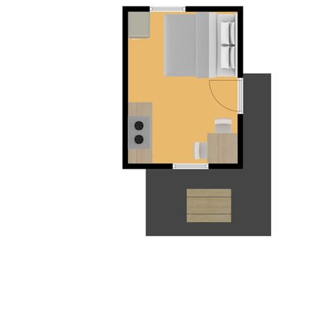 Accommodatie 2 personen - Trekkershut Jagershut