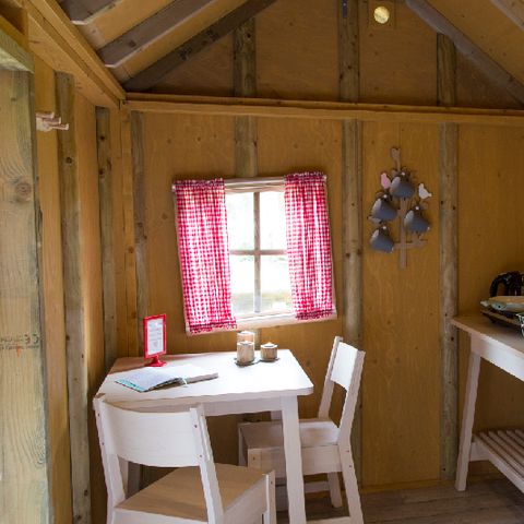 Accommodatie 4 personen - Trekkershut Jagershut