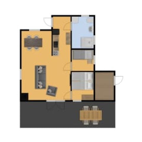 Bungalow 4 personen - Solara (2+2)