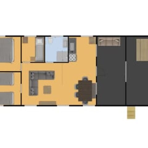 Safaritent 6 personen - Lommerlust