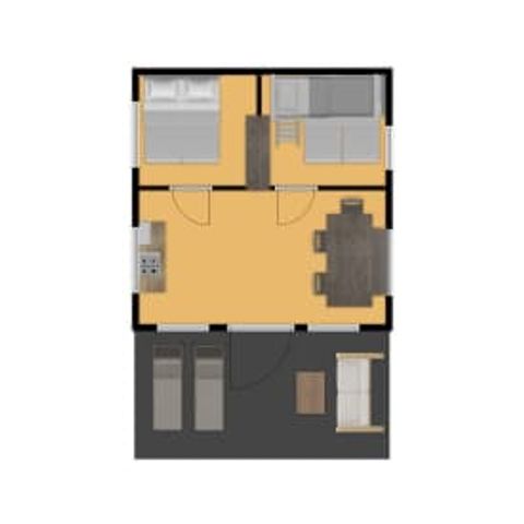 Safaritent 5 personen - de Windroos
