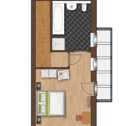 APPARTEMENT 2 personen - Kamer Altaussee
