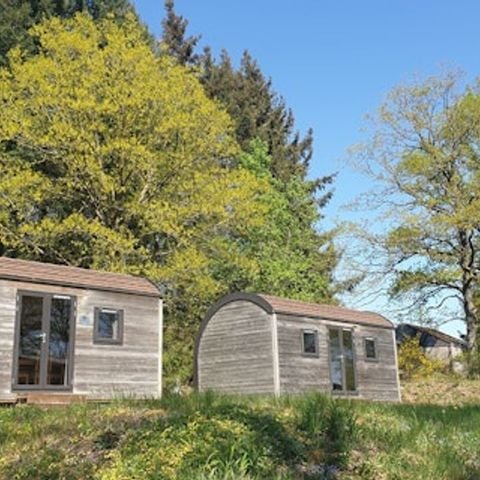 Stacaravan 2 personen - Woodlodge max. 2 adults (huisdiervriendelijk)