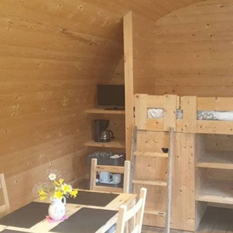 Stacaravan 2 personen - Woodlodge max. 2 adults (huisdiervriendelijk)