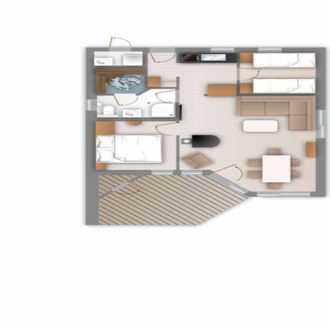 VAKANTIEHUIS 4 personen - Amazonia Huis Premium