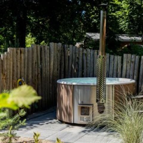 Bungalow 5 personen - Heide Lodge Eco met Hottub óf Jacuzzi én Sauna