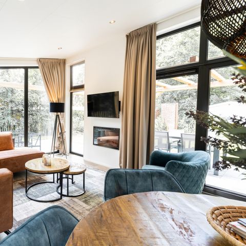 Bungalow 4 personen - Berken Lodge Eco met Hottub en Sauna