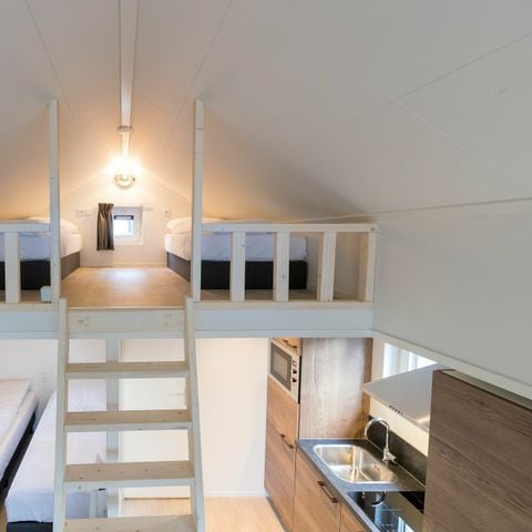 Bungalow 4 personen - Tiny Lodge Eco met Hottub en Sauna