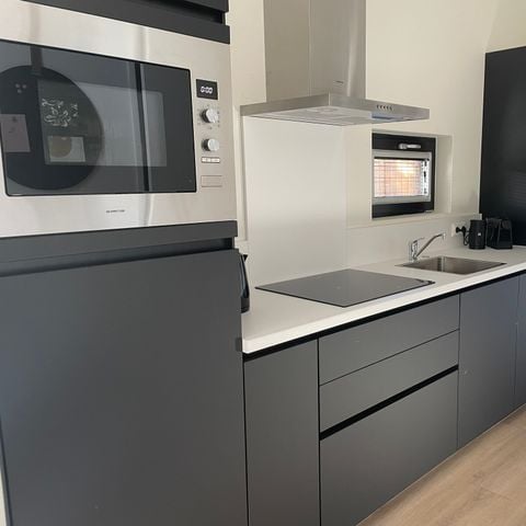 Bungalow 6 personen - Berken Lodge Eco met Hottub en Sauna