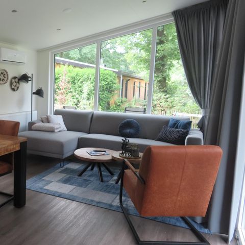 Bungalow 6 personen - Bos Lodge 55 Eco met Hottub