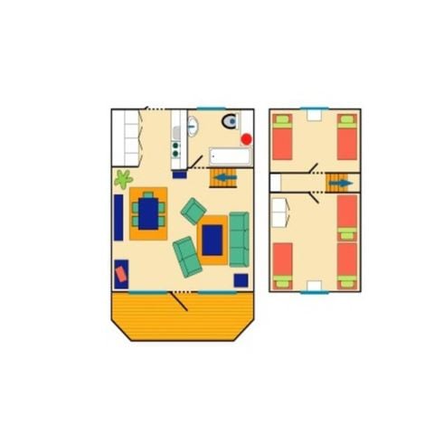 Bungalow 5 personen - Penta