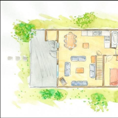 Bungalow 5 personen - Verdo+