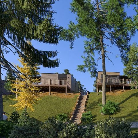 Lodge 4 personen - Moezel met hottub