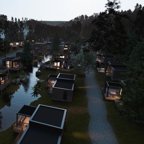 Lodge 4 personen - Moezel met hottub