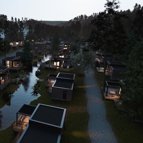 Lodge 6 personen - Sauwer Lodge met hottub