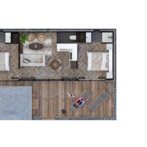 Lodge 4 personen - Panorama