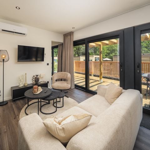 Lodge 4 personen - Panorama met hottub