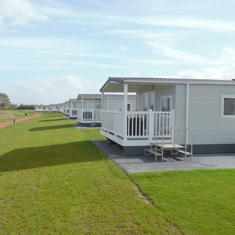 Stacaravan 6 personen - met terras