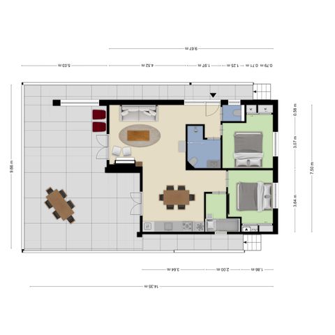 Bungalow 6 personen - Lodge Royal