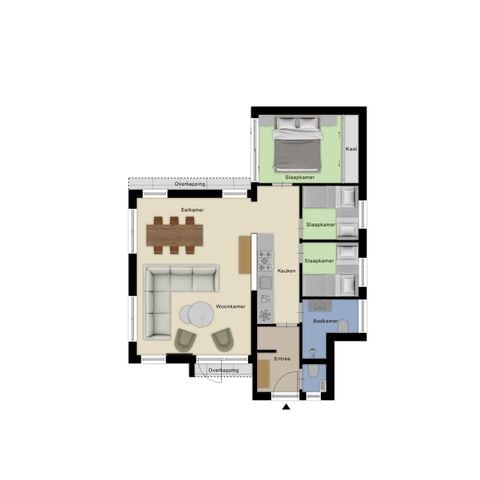 Bungalow 6 personen - Z Module
