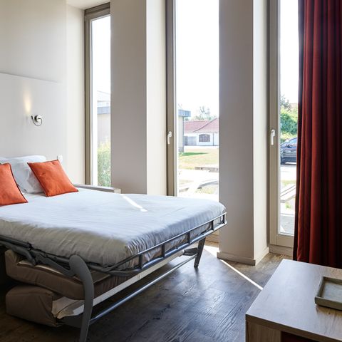 APPARTEMENT 4 personen - Comfort  | Slaapkamer - Zetelbed