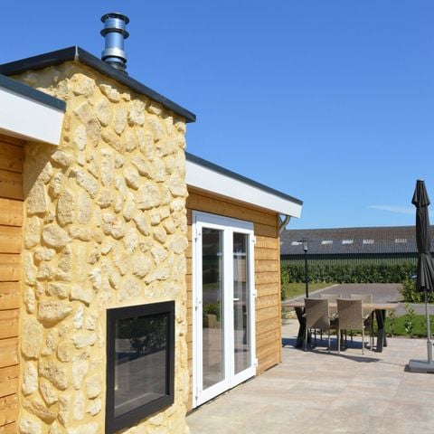 Vakantiehuis 4 personen - Schaelsbergerbosch - 2 Badkamers - Sfeerhaard & Tuinhuis