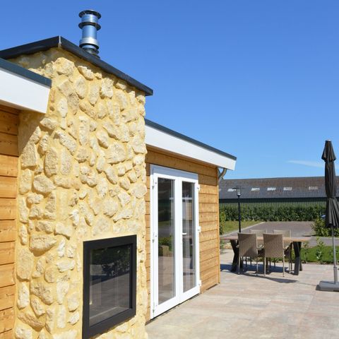 Vakantiehuis 4 personen - Schaelsbergerbosch - 2 Badkamers, Sfeerhaard & Tuinhuis