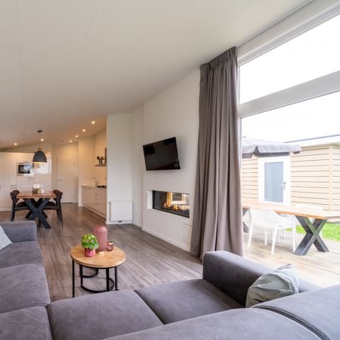 Vakantiehuis 4 personen - Ravenbosch Royaal - Bad - Sfeerhaard & Tuinhuis