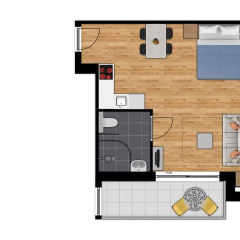 APPARTEMENT 4 personen - Cosy Suite - Mindervalide aangepast