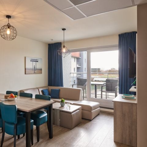 APPARTEMENT 4 personen - Comfort Suite Balkon  | 2 slaapkamers - 1 dubbel bed - 1 stapelbed
