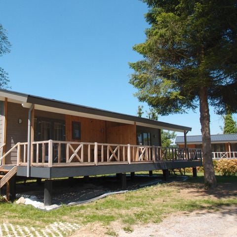 Stacaravan 2 personen - stacaravan/chalet Forel