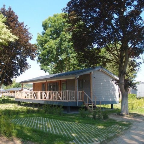 Stacaravan 4 personen - stacaravan/chalet Zalm