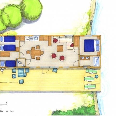 Stacaravan 6 personen - Karper