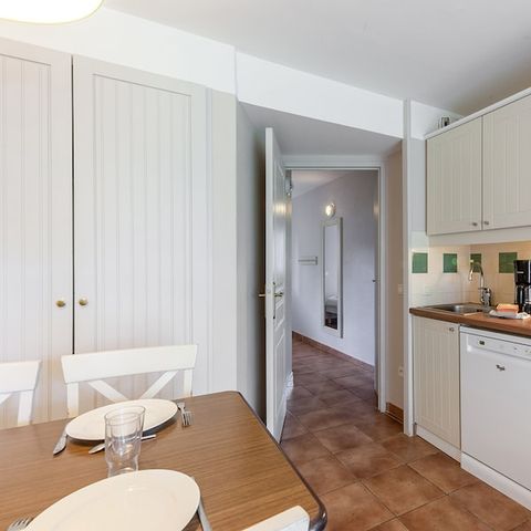 Studio 3 personen - Studio - 1 sleeping alcove - Terrace or balcony - Garden Level - Quartier de Hameau district
